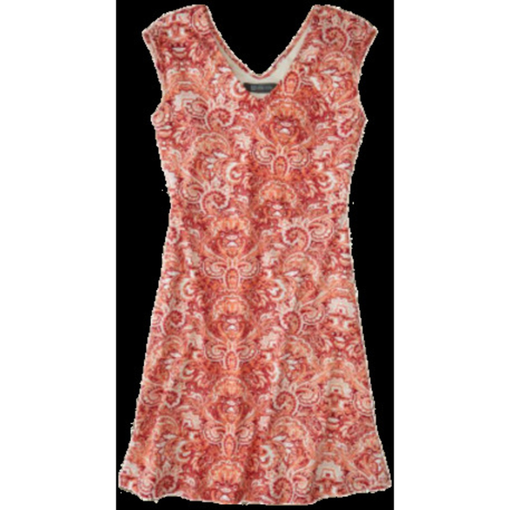 Paisley Double V-Neck Dress